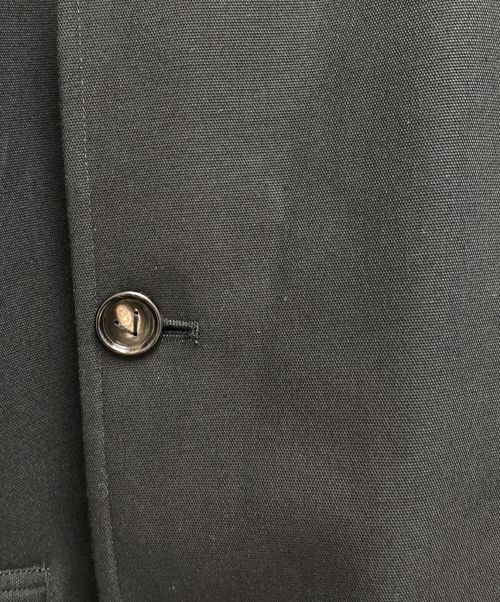 BOTTEGA VENETA（ボッテガベネタ）BOTTEGA VENETA (ボッテガベネタ) コットンキャンバスダブルトレンチコート ブラック サイズ:44の古着・服飾アイテム