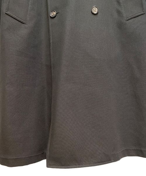 BOTTEGA VENETA（ボッテガベネタ）BOTTEGA VENETA (ボッテガベネタ) コットンキャンバスダブルトレンチコート ブラック サイズ:44の古着・服飾アイテム