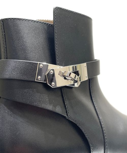 HERMES（エルメス）HERMES (エルメス) ネオ ショート ブーツ ブラック サイズ:38の古着・服飾アイテム