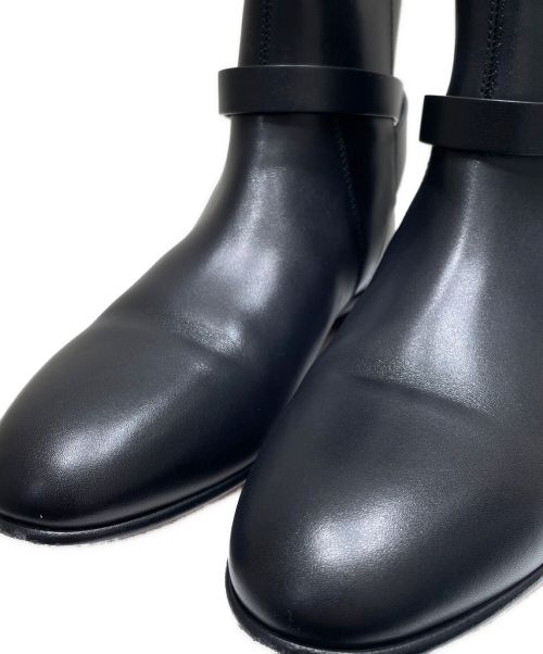 HERMES（エルメス）HERMES (エルメス) ネオ ショート ブーツ ブラック サイズ:38の古着・服飾アイテム