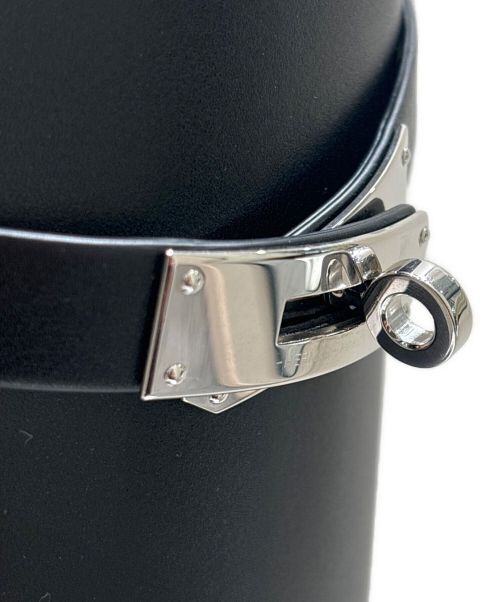 HERMES（エルメス）HERMES (エルメス) ブーツ ジャンピング ショート ブラック×シルバー金具 サイズ:38の古着・服飾アイテム