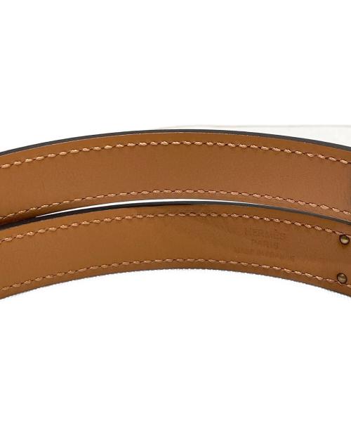HERMES（エルメス）HERMES (エルメス) ケリー ベルト エトゥープ×ゴールド金具 サイズ:-の古着・服飾アイテム