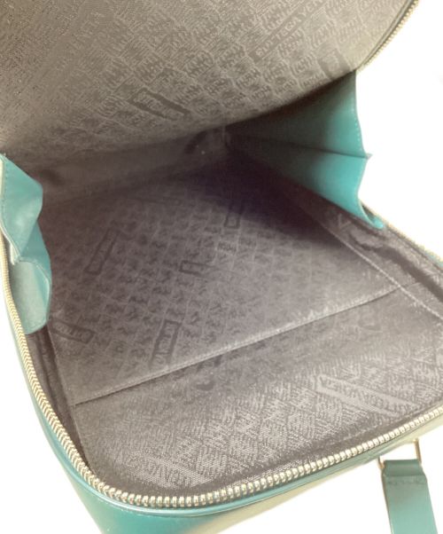 BOTTEGA VENETA（ボッテガベネタ）BOTTEGA VENETA (ボッテガベネタ) グリッド ラウンドファスナー ショルダーバッグ グリーン サイズ:-の古着・服飾アイテム