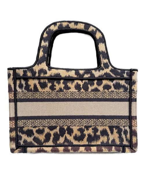 Christian Dior（クリスチャン ディオール）Christian Dior (クリスチャン ディオール) ブックトート ブラック×ベージュ サイズ:ミニの古着・服飾アイテム