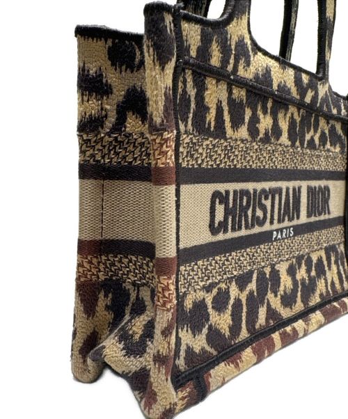 Christian Dior（クリスチャン ディオール）Christian Dior (クリスチャン ディオール) ブックトート ブラック×ベージュ サイズ:ミニの古着・服飾アイテム