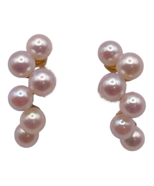 MIKIMOTO（ミキモト）MIKIMOTO (ミキモト) 6連パールピアスの古着・服飾アイテム