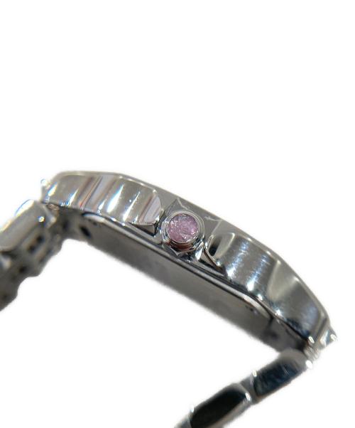Cartier（カルティエ）Cartier (カルティエ) サントスドゥモワゼルSM ピンクシェル文字盤 サイズ:SMの古着・服飾アイテム