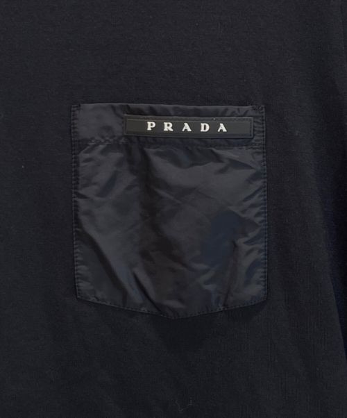 PRADA（プラダ）PRADA (プラダ) 半袖カットソー ブラック サイズ:Sの古着・服飾アイテム