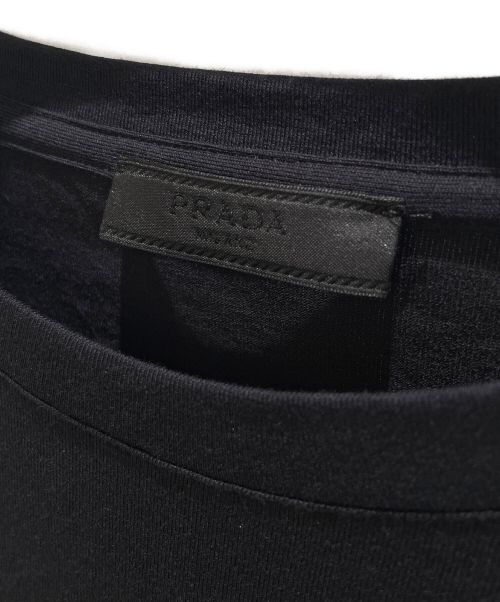 PRADA（プラダ）PRADA (プラダ) 半袖カットソー ブラック サイズ:Sの古着・服飾アイテム