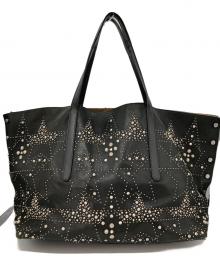 JIMMY CHOO（ジミーチュウ）の古着「トートバッグ」｜ブラック