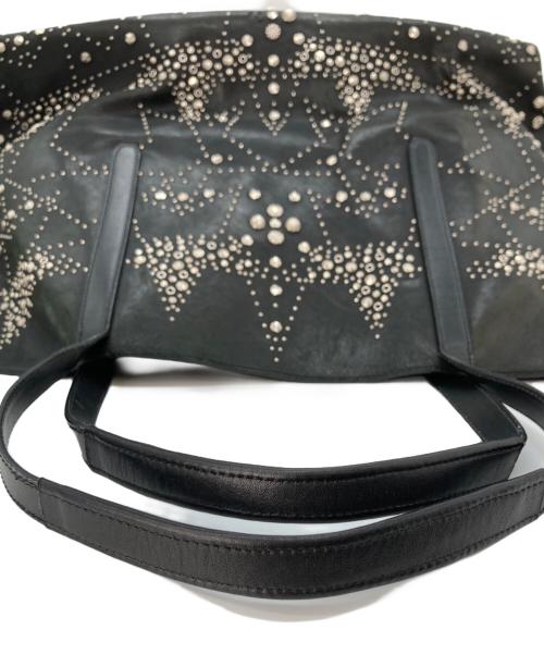 JIMMY CHOO（ジミーチュウ）JIMMY CHOO (ジミーチュウ) トートバッグ ブラックの古着・服飾アイテム
