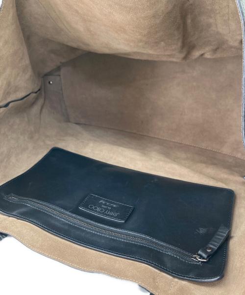 JIMMY CHOO（ジミーチュウ）JIMMY CHOO (ジミーチュウ) トートバッグ ブラックの古着・服飾アイテム