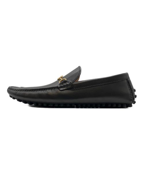 LOUIS VUITTON（ルイ ヴィトン）LOUIS VUITTON (ルイ ヴィトン) ビットレザーシューズ ブラック サイズ:7 1/2の古着・服飾アイテム