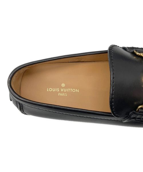 LOUIS VUITTON（ルイ ヴィトン）LOUIS VUITTON (ルイ ヴィトン) ビットレザーシューズ ブラック サイズ:7 1/2の古着・服飾アイテム