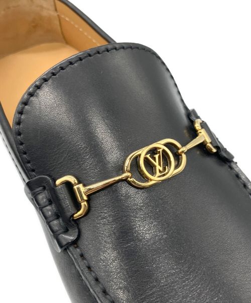 LOUIS VUITTON（ルイ ヴィトン）LOUIS VUITTON (ルイ ヴィトン) ビットレザーシューズ ブラック サイズ:7 1/2の古着・服飾アイテム