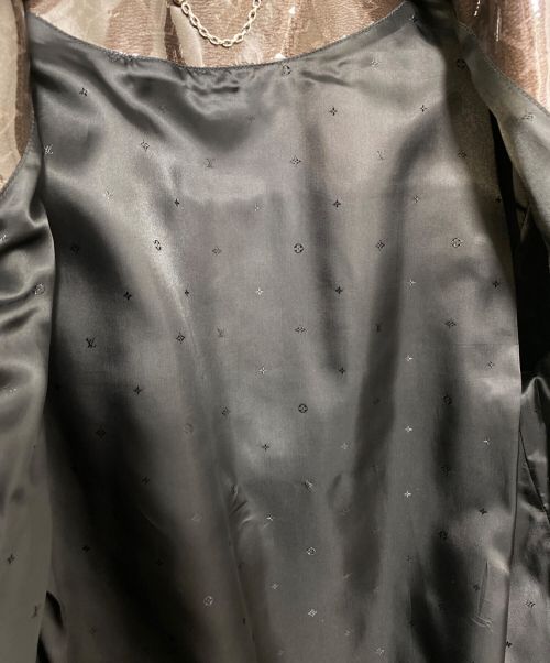LOUIS VUITTON（ルイ ヴィトン）LOUIS VUITTON (ルイ ヴィトン) モノグラムエナメルジャケット ブラウン サイズ:48の古着・服飾アイテム
