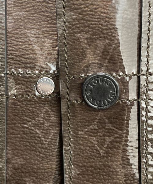 LOUIS VUITTON（ルイ ヴィトン）LOUIS VUITTON (ルイ ヴィトン) モノグラムエナメルジャケット ブラウン サイズ:48の古着・服飾アイテム