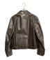 LOUIS VUITTON (ルイ ヴィトン) モノグラムエナメルジャケット ブラウン サイズ:48：300000円