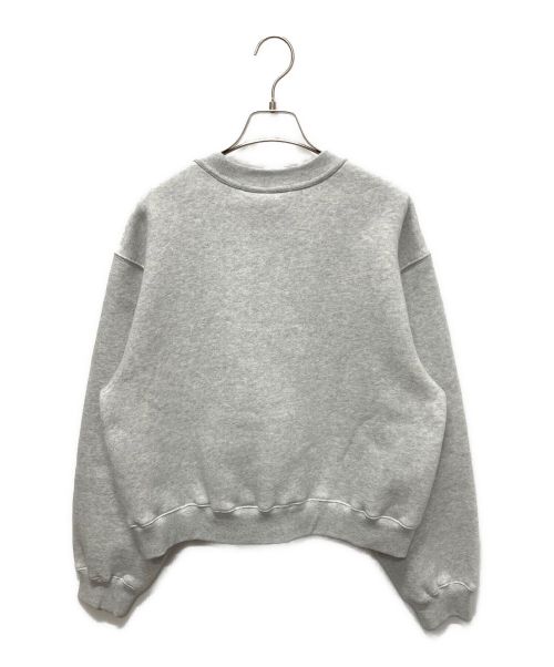 ALEXANDER WANG（アレキサンダー・ワン）ALEXANDER WANG (アレキサンダーワング) パフロゴスウェットシャツ ライトグレー サイズ:Sの古着・服飾アイテム