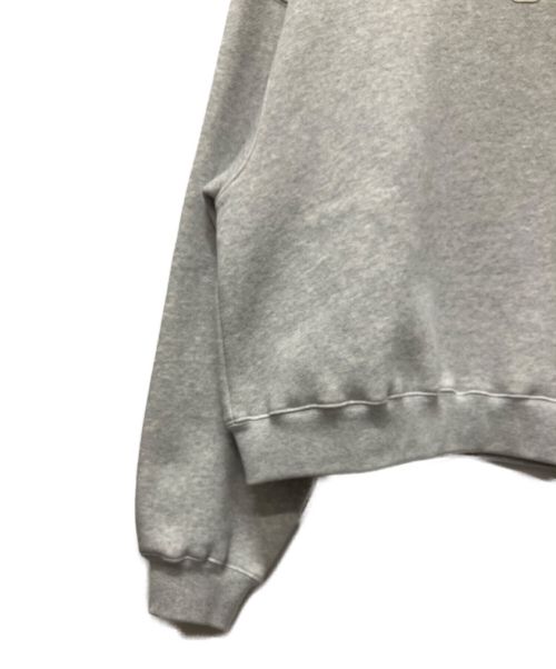 ALEXANDER WANG（アレキサンダー・ワン）ALEXANDER WANG (アレキサンダーワング) パフロゴスウェットシャツ ライトグレー サイズ:Sの古着・服飾アイテム