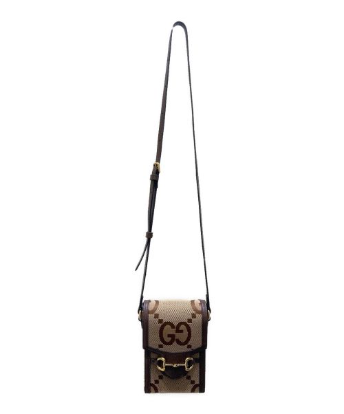 GUCCI（グッチ）GUCCI (グッチ) 1955 ホースピット ミニ バッグ ベージュ サイズ:‐の古着・服飾アイテム