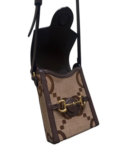 GUCCI（グッチ）GUCCI (グッチ) 1955 ホースピット ミニ バッグ ベージュ サイズ:‐の古着・服飾アイテム