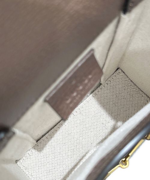 GUCCI（グッチ）GUCCI (グッチ) 1955 ホースピット ミニ バッグ ベージュ サイズ:‐の古着・服飾アイテム