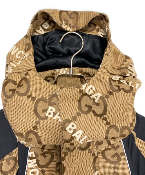 GUCCI（グッチ）GUCCI (グッチ) BALENCIAGA (バレンシアガ) The Hacker Project Hacker Jumbo GG Jacket ベージュ サイズ:34の古着・服飾アイテム