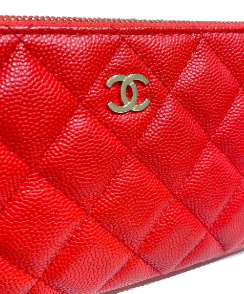 CHANEL（シャネル）CHANEL (シャネル) ショルダーチェーンウォレット レッド サイズ:‐の古着・服飾アイテム