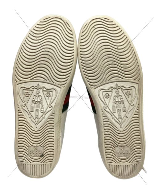 GUCCI（グッチ）GUCCI (グッチ) シェリーラインスニーカー（SHERRY LINE SNERKERS） ホワイト サイズ:37の古着・服飾アイテム