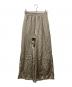 Deuxieme Classe（ドゥーズィエム クラス）の古着「シルクパンツ」｜ベージュ