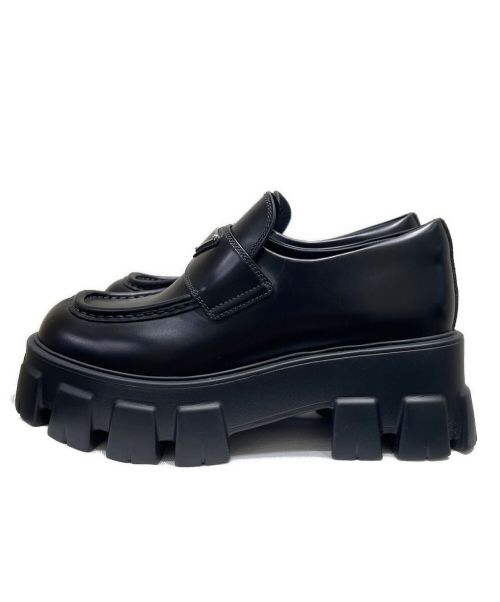 PRADA（プラダ）PRADA (プラダ) モノリス ブラック サイズ:37 1/2の古着・服飾アイテム