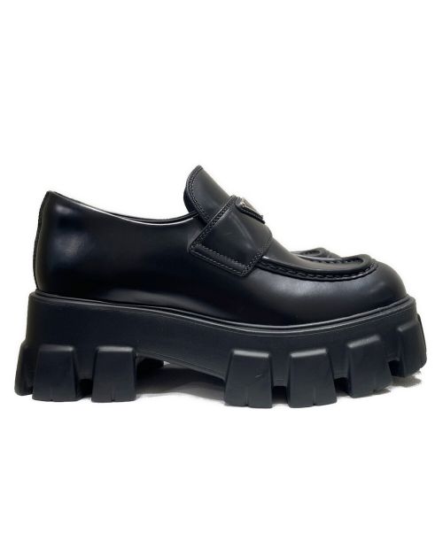 PRADA（プラダ）PRADA (プラダ) モノリス ブラック サイズ:37 1/2の古着・服飾アイテム