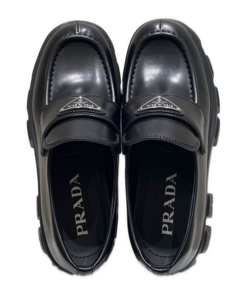 PRADA（プラダ）PRADA (プラダ) モノリス ブラック サイズ:37 1/2の古着・服飾アイテム