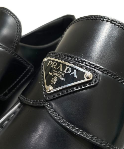 PRADA（プラダ）PRADA (プラダ) モノリス ブラック サイズ:37 1/2の古着・服飾アイテム