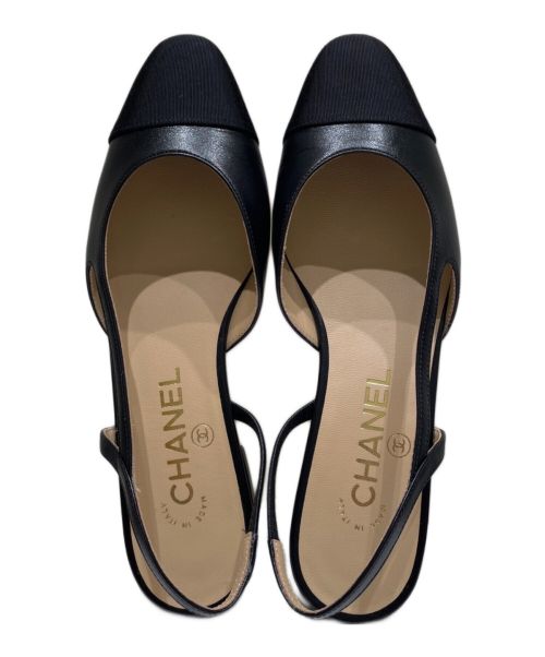 CHANEL（シャネル）CHANEL (シャネル) サイドココマークパンプス ブラック サイズ:36 1/2 未使用品の古着・服飾アイテム