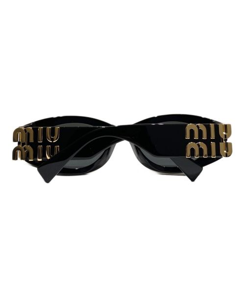 MIU MIU（ミュウミュウ）MIU MIU (ミュウミュウ) Miu Glimpse サングラス ブラック サイズ:-の古着・服飾アイテム