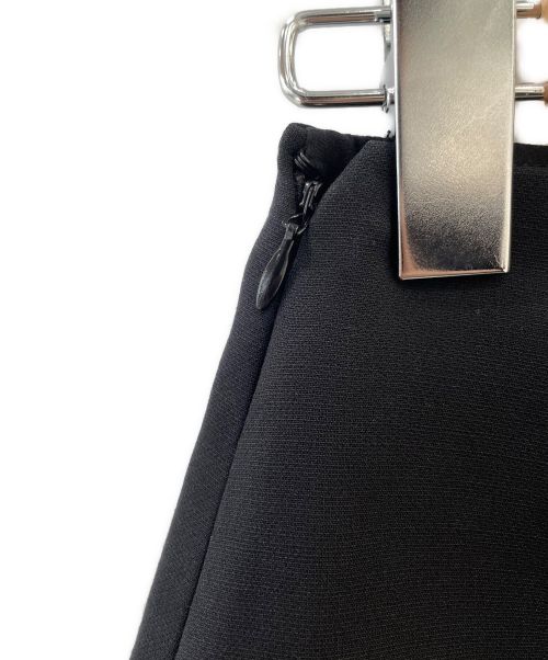 Christian Dior（クリスチャン ディオール）Christian Dior (クリスチャン ディオール) ラウンドカットタイトスカート ブラック サイズ:34の古着・服飾アイテム