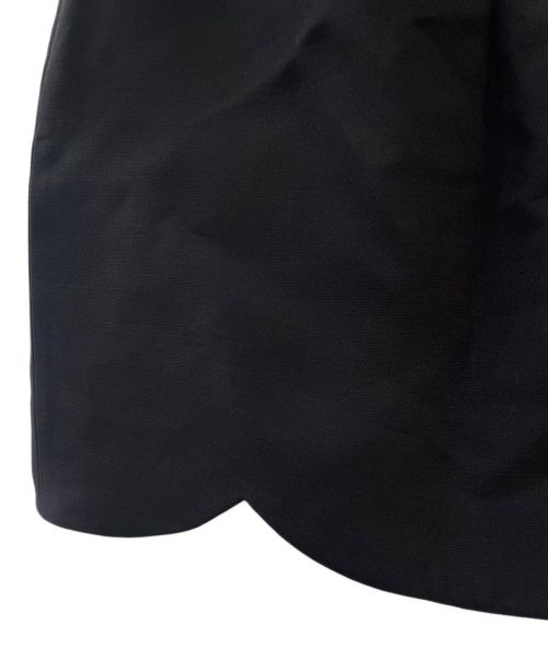 Christian Dior（クリスチャン ディオール）Christian Dior (クリスチャン ディオール) ラウンドカットタイトスカート ブラック サイズ:34の古着・服飾アイテム
