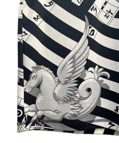 HERMES（エルメス）HERMES (エルメス) アストロジー・リミックスワンピース ネイビー×ホワイト サイズ:34の古着・服飾アイテム