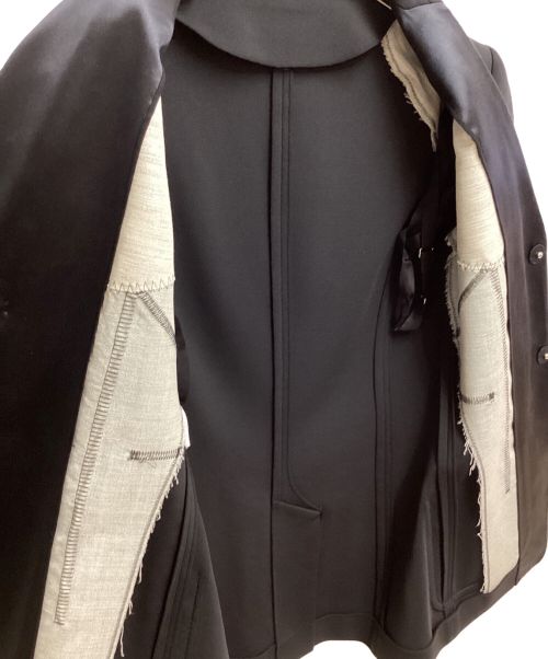 Maison Margiela（メゾンマルジェラ）Maison Margiela (メゾンマルジェラ) tuxedo jacket (タキシードジャケット) ブラック サイズ:42の古着・服飾アイテム