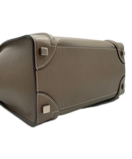 CELINE（セリーヌ）CELINE (セリーヌ) ラゲージ マイクロ ブラウン サイズ:マイクロの古着・服飾アイテム