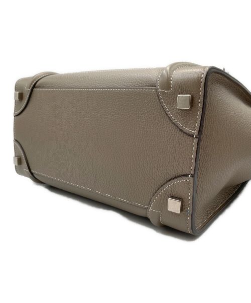 CELINE（セリーヌ）CELINE (セリーヌ) ラゲージ マイクロ ブラウン サイズ:マイクロの古着・服飾アイテム