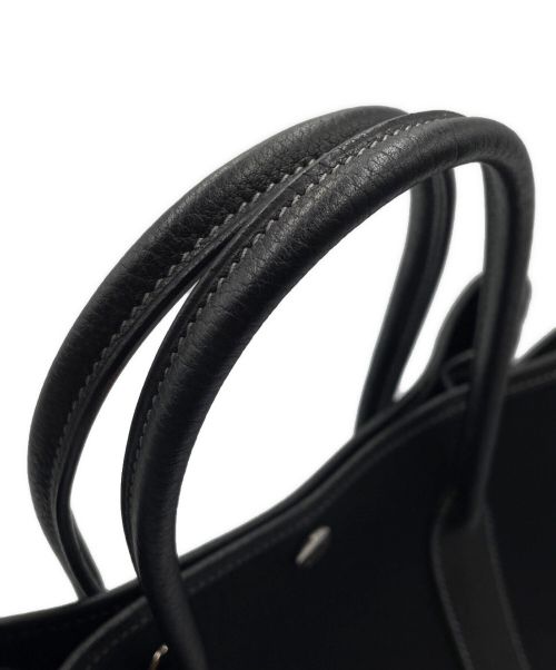 HERMES（エルメス）HERMES (エルメス) ガーデンパーティー TPM//シルバー金具/キャンバス×レザー/ブラック/▢I刻印 ブラック サイズ:TPMの古着・服飾アイテム