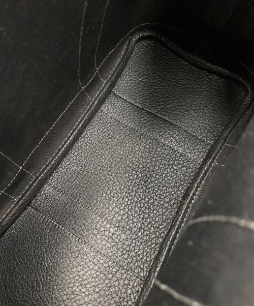 HERMES（エルメス）HERMES (エルメス) ガーデンパーティー TPM//シルバー金具/キャンバス×レザー/ブラック/▢I刻印 ブラック サイズ:TPMの古着・服飾アイテム