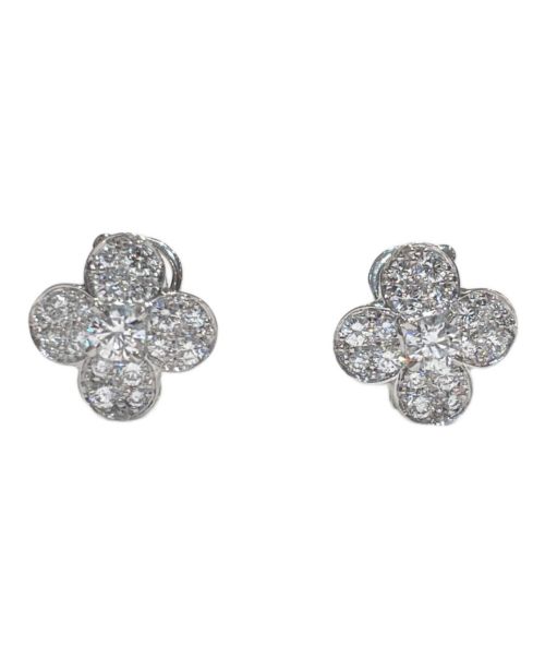 VAN CLEEF & ARPELS（ヴァンクリーフ＆アーペル）VAN CLEEF & ARPELS (ヴァンクリーフ＆アーペル) トレフルピアスの古着・服飾アイテム