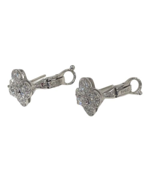 VAN CLEEF & ARPELS（ヴァンクリーフ＆アーペル）VAN CLEEF & ARPELS (ヴァンクリーフ＆アーペル) トレフルピアスの古着・服飾アイテム