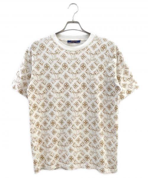 LOUIS VUITTON（ルイ ヴィトン）LOUIS VUITTON (ルイ ヴィトン) モノグラムプリントTシャツ アイボリー サイズ:Mの古着・服飾アイテム