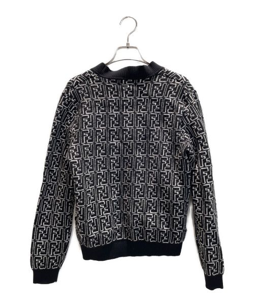 FENDI（フェンディ）FENDI (フェンディ) ズッカ柄カーディガン ブラック サイズ:48の古着・服飾アイテム