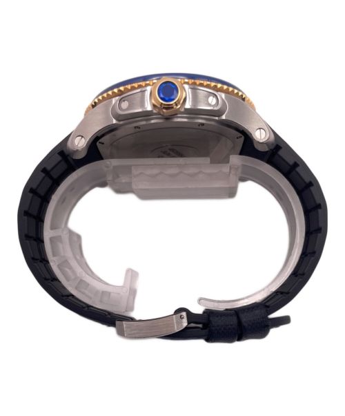 Cartier（カルティエ）Cartier (カルティエ) カリブル・ドゥ・カルティエ・ダイバー W2CA0008 青文字盤 サイズ:42mmの古着・服飾アイテム